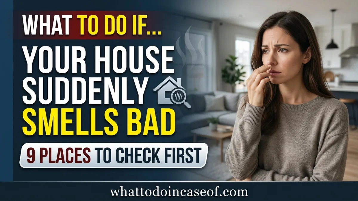 What to Do If Your House Suddenly Smells Bad 9 Places to Check First