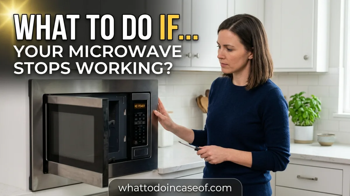 What to Do If Your Microwave Stops Working