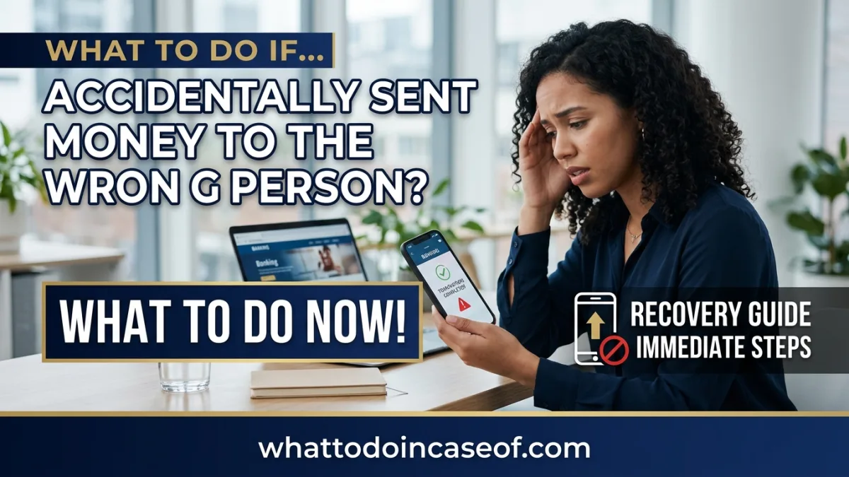 What to Do If You Accidentally Sent Money to the Wrong Person
