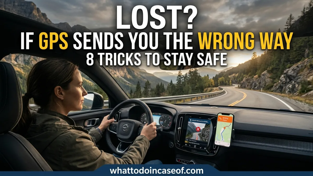 What to Do If Your GPS Sends You the Wrong Way - 8 Navigation Tricks to Stay Safe