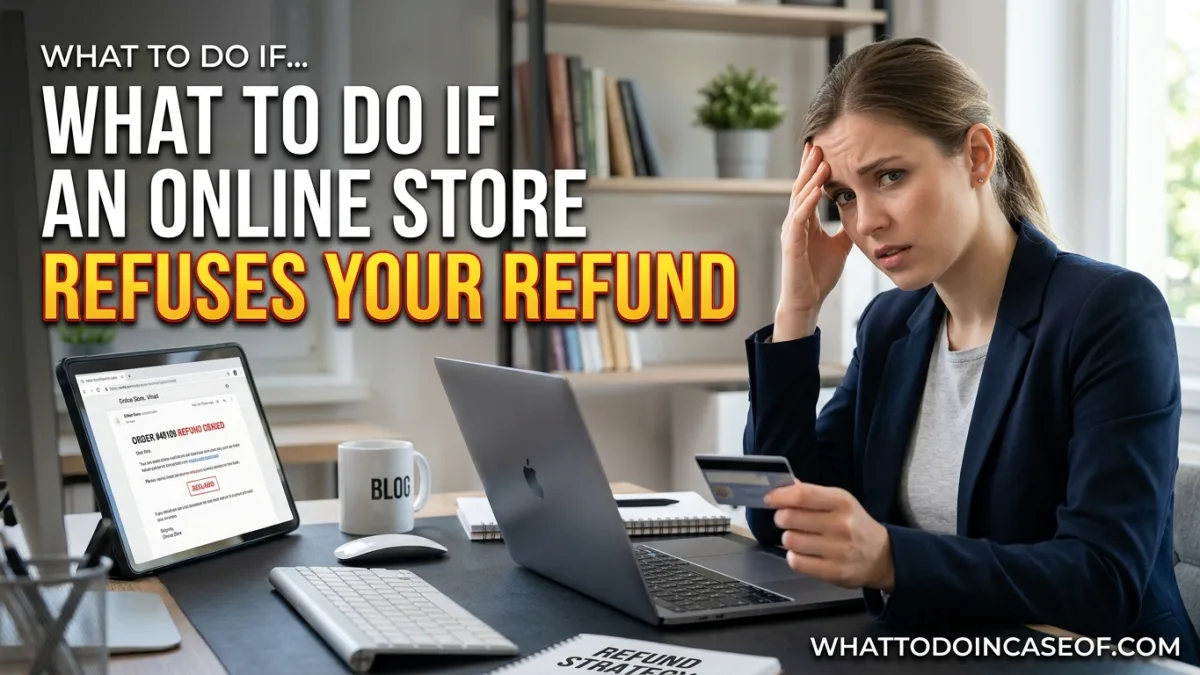 What to Do If an Online Store Refuses Your Refund