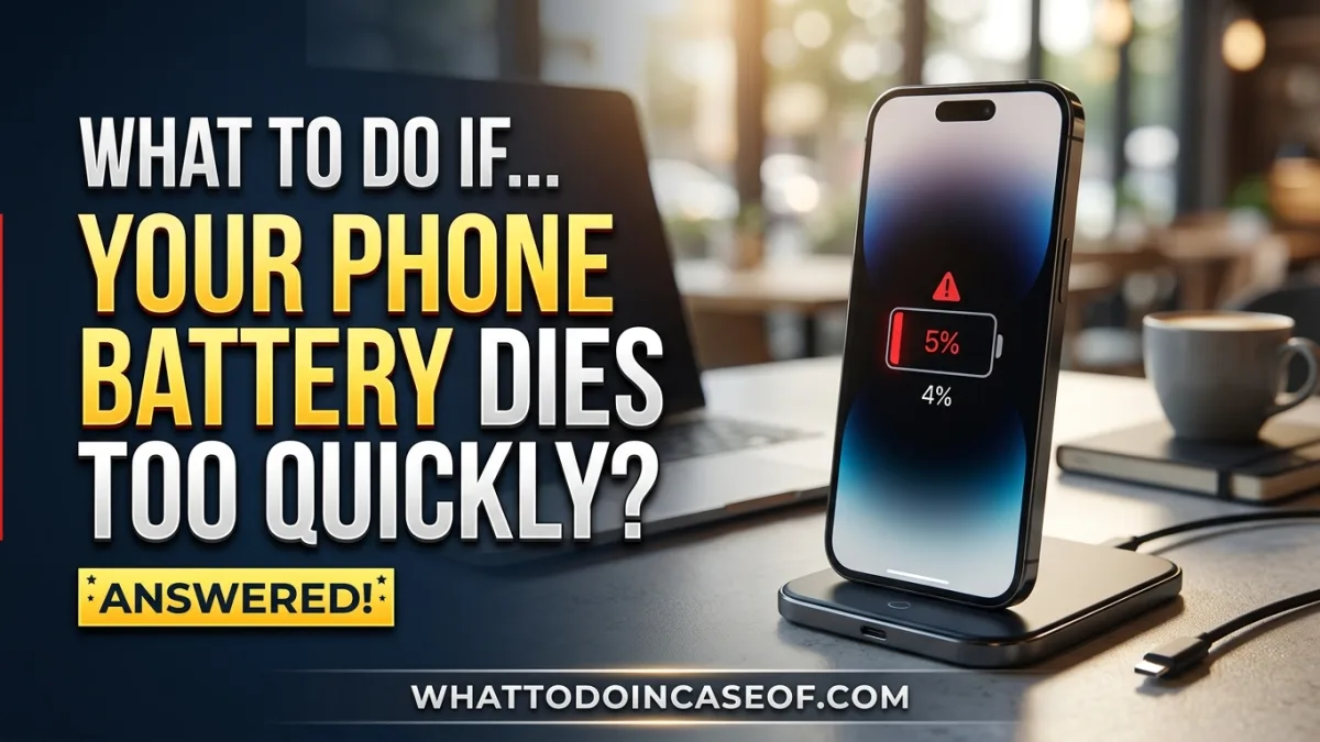 What to Do If Your Phone Battery Dies Too Quickly