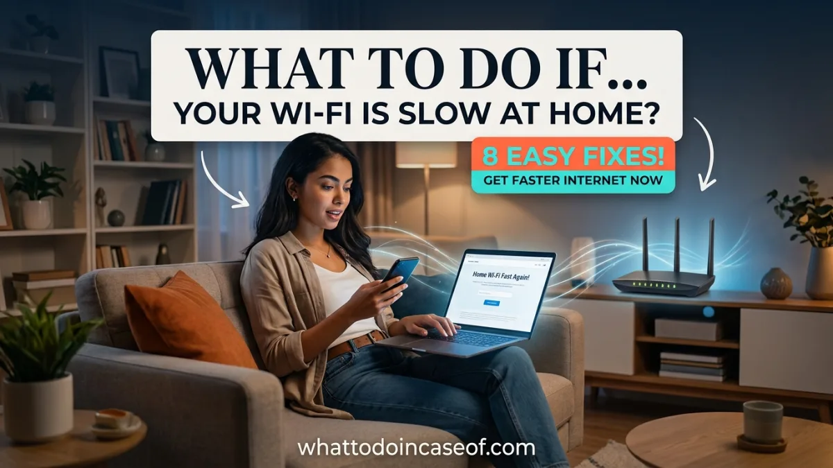 What to Do If Your Wi-Fi Is Slow at Home - 8 Easy Fixes to Get Faster Internet
