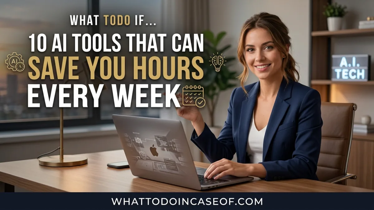 10 AI Tools That Can Save You Hours Every Week