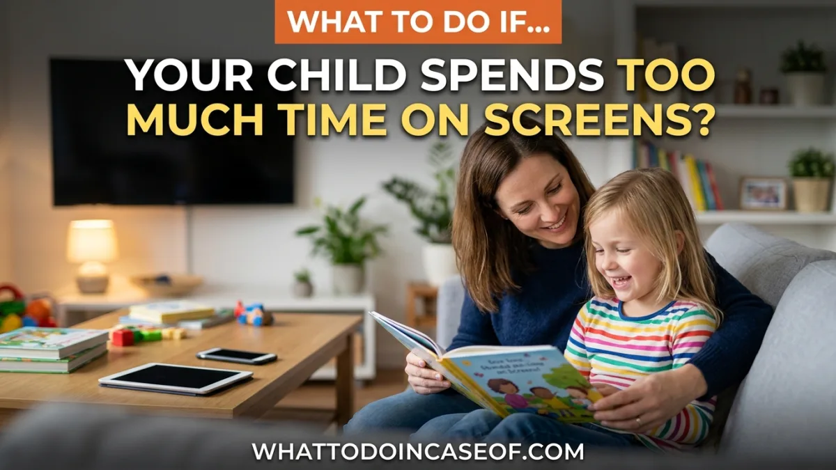 What to Do If Your Child Spends Too Much Time on Screens