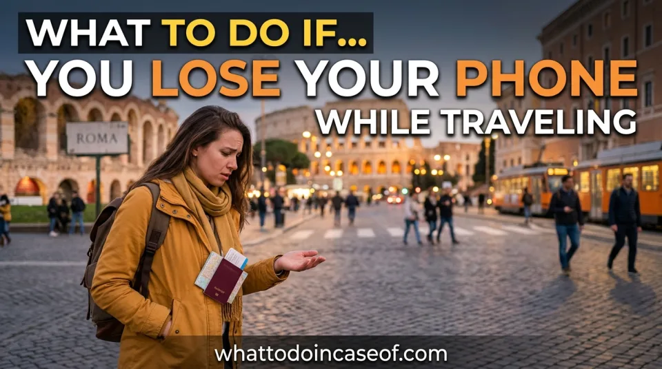 What to Do If You Lose Your Phone While Traveling